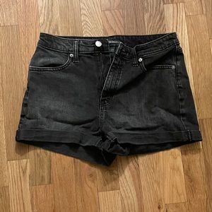wild fable black jean shorts